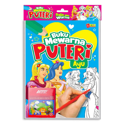 Buku Mewarna Puteri Ayu