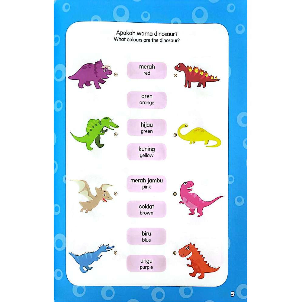 SET Buku Aktiviti dengan Sticker Minda Kreatif- Dinosaur