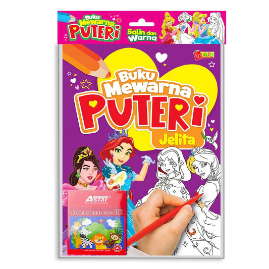 Buku Mewarna Puteri Jelita