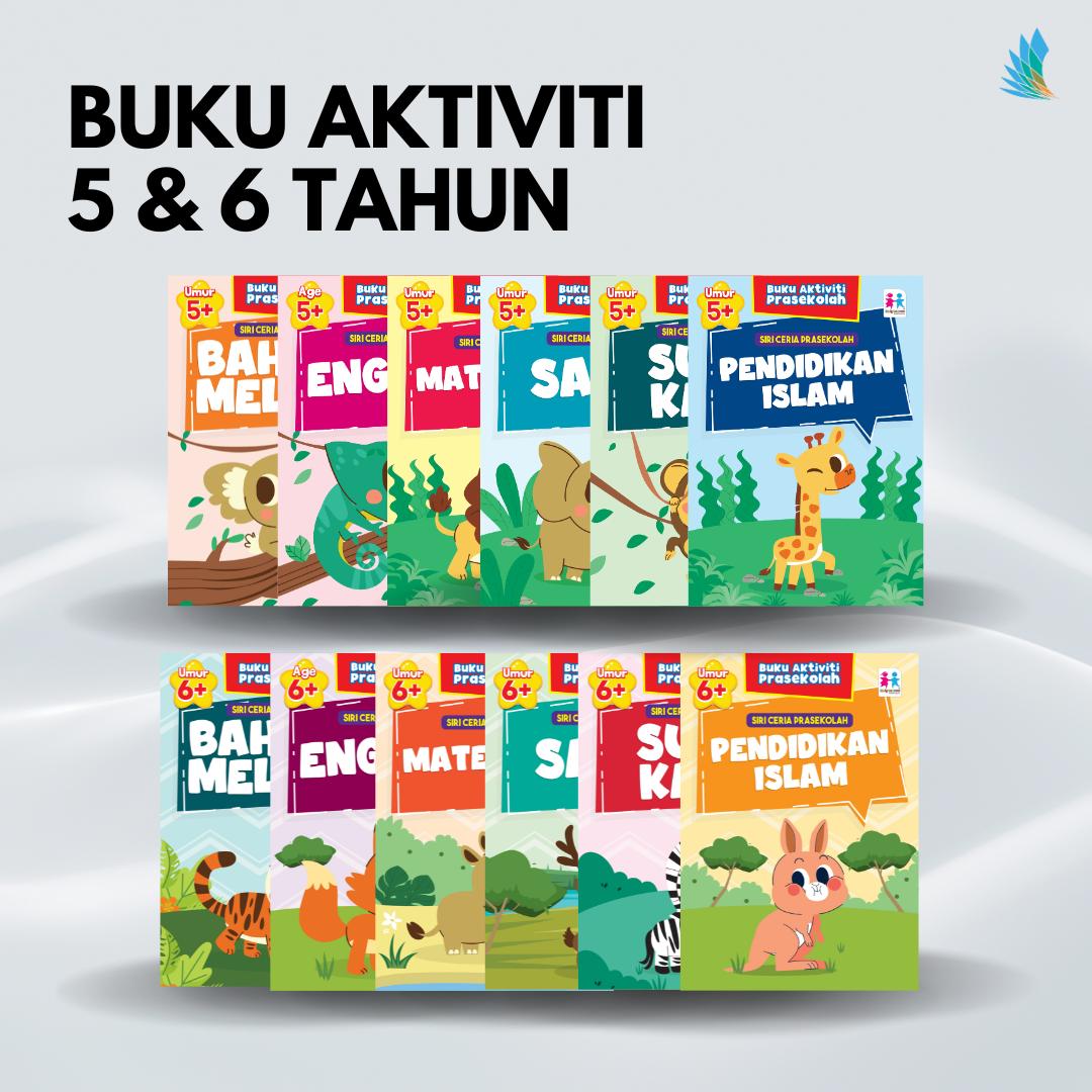 Set Buku Aktiviti Prasekolah 5&6 Tahun