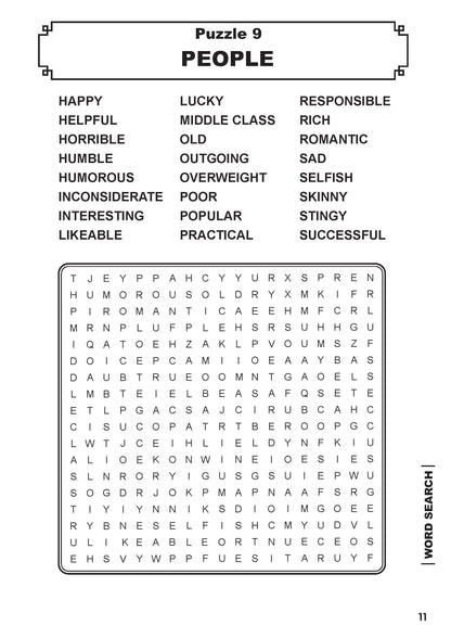 Test Your IQ Marvellous Word Search