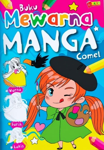 Buku Mewarna Manga Comel